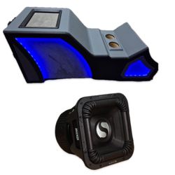 New Powerful Kicker Solo X 10” Sub And Custom Ported Box Center Console Chevy GMC Trucks