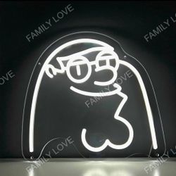 NEW Family Guy Peter Griffin LED Light Neon Sign (Cartoon Simpsons Decor Stewart