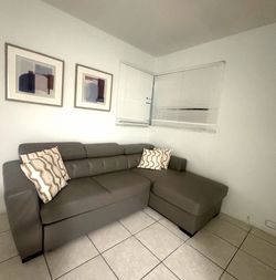 Sofa cama gris