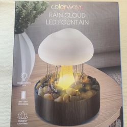 Colorways Rain Cloud LED Light Fountain
