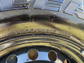 Spare Tire With Steel Rim