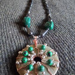 Navajo made necklace