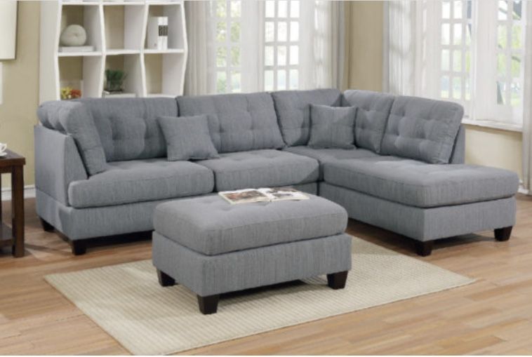 Sectional Sofa + Ottoman