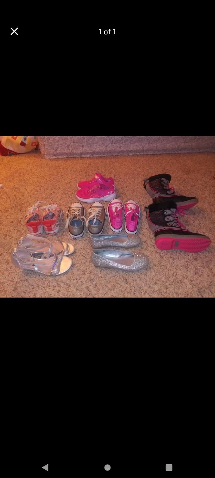Size 13-13 1/2 EUC Girls Shoes/Boots