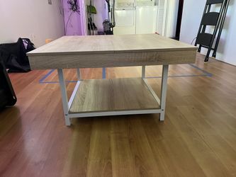 32” square coffee table