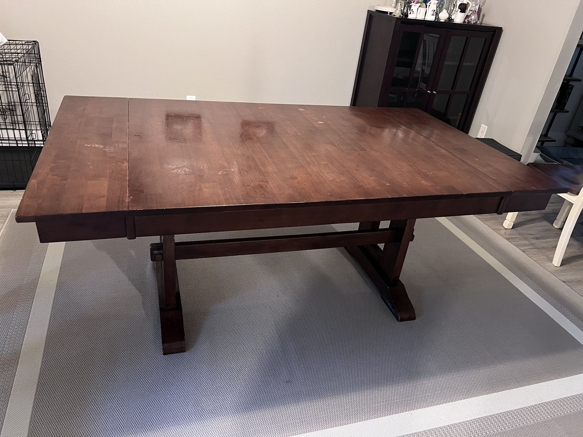 Solid Wood Dining Room Table