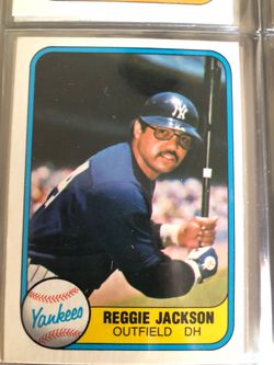 Reggie Jackson 1981 Fleer
