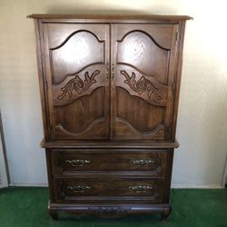 Dresser Mirror And Armoire