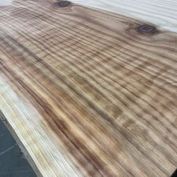 Absolutely Stunning Highly Figured Redwood Live Edge Dining Table