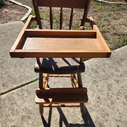 Vintage Doll High Chair
