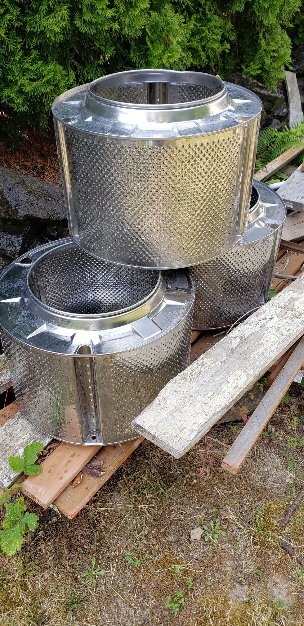 Washer tub fire pit or planter. Price each. for Sale in Federal Way, WA ...