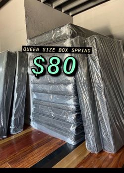 Queen size box spring new