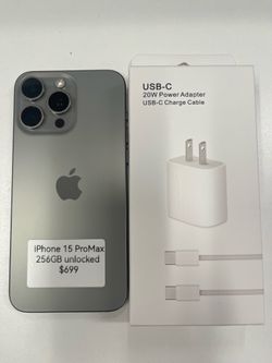 iPhone 15ProMax 256GB unlocked