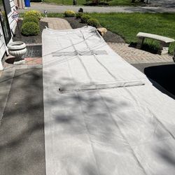 Privacy Tarp Light Gray 