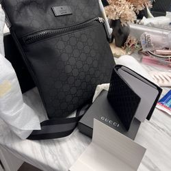 Men’s Gucci Tote Bag And Matching Wallet Bundle 