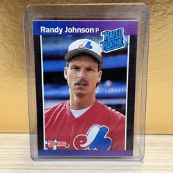 HOF Randy Johnson Rookie Baseball Card (1989 Donruss) 🔥🔥 Sharp Card!! 