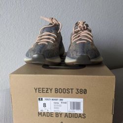 Adidas Yeezy Boost 380 Mist Non-Reflective Men’s size 8US in Original Box w/tags  