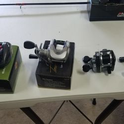 3 Fishing Reels 