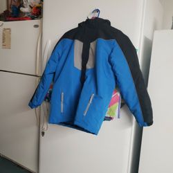 Jacket Boy's Size 14/16 Removable Liner With Hood