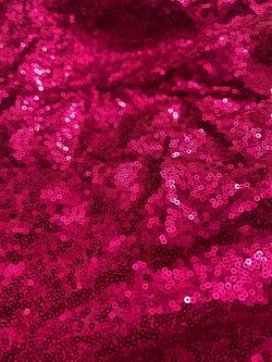 Red Sequin Fabric