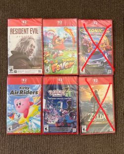 BRAND NEW SEALED NINTENDO SWITCH 2 GAMES