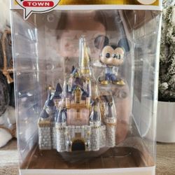 Funko Pop! Town Walt Disney 50th Anniversary Cinderella Castle & Mickey Mouse 