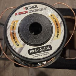 10 inch sub , ported box