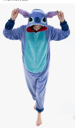 Stitch Pajama/Costume Jumpsuit Adult
