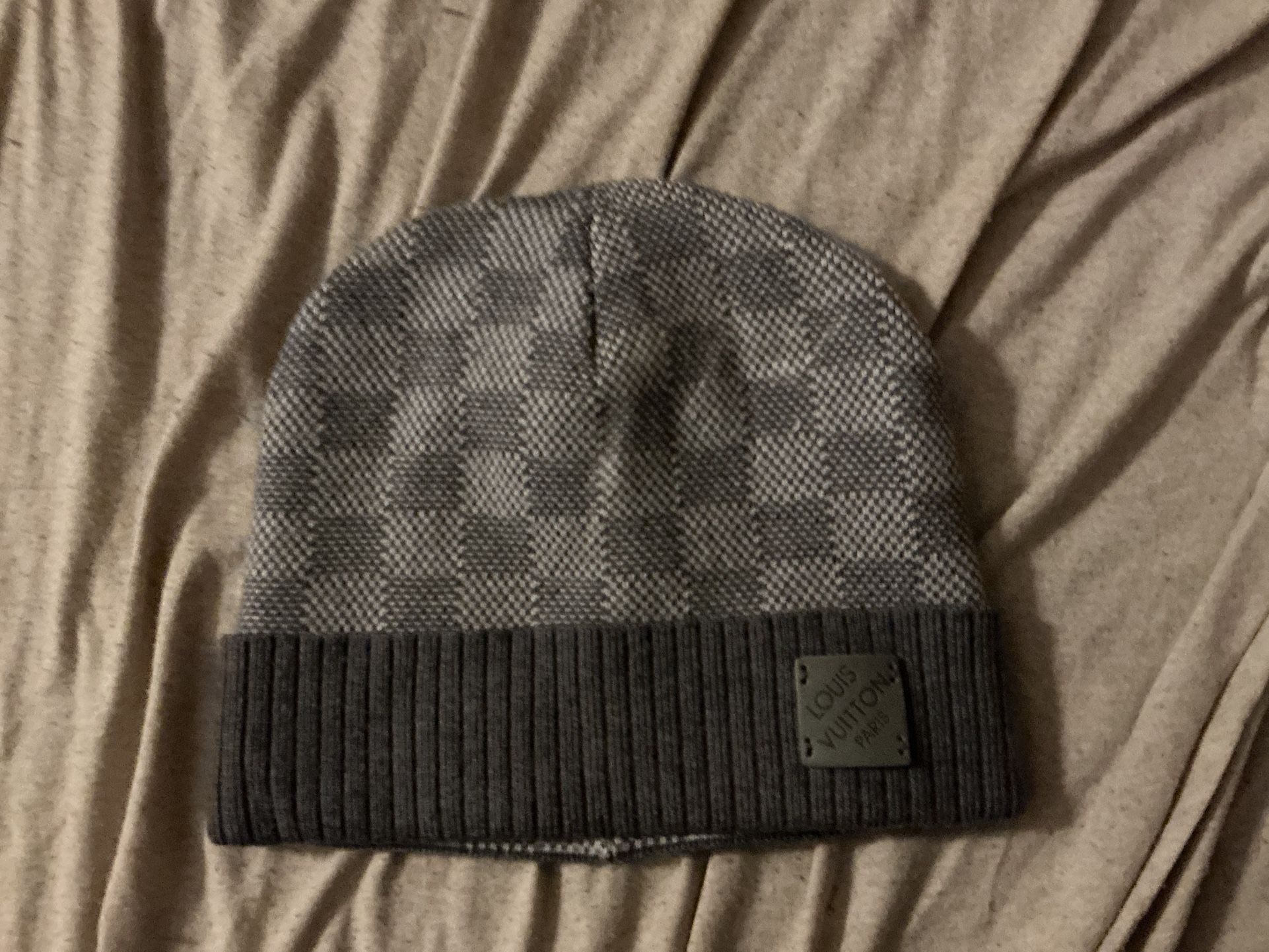 Grey Lv Beanie