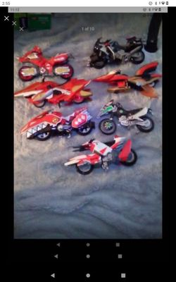 Power Rangers Motorcycle lot (10)(North Arlington)