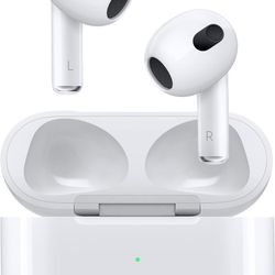 Αpplе Αirpоds 3rd Generation Wireless Bluetooth Headsets White Charging Box case