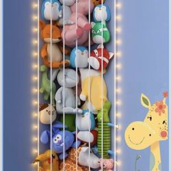 Corner Stuffed Animal Storage Net ص