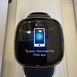 Fitbit Sense with Extra sport Band And Large original Band never Used 