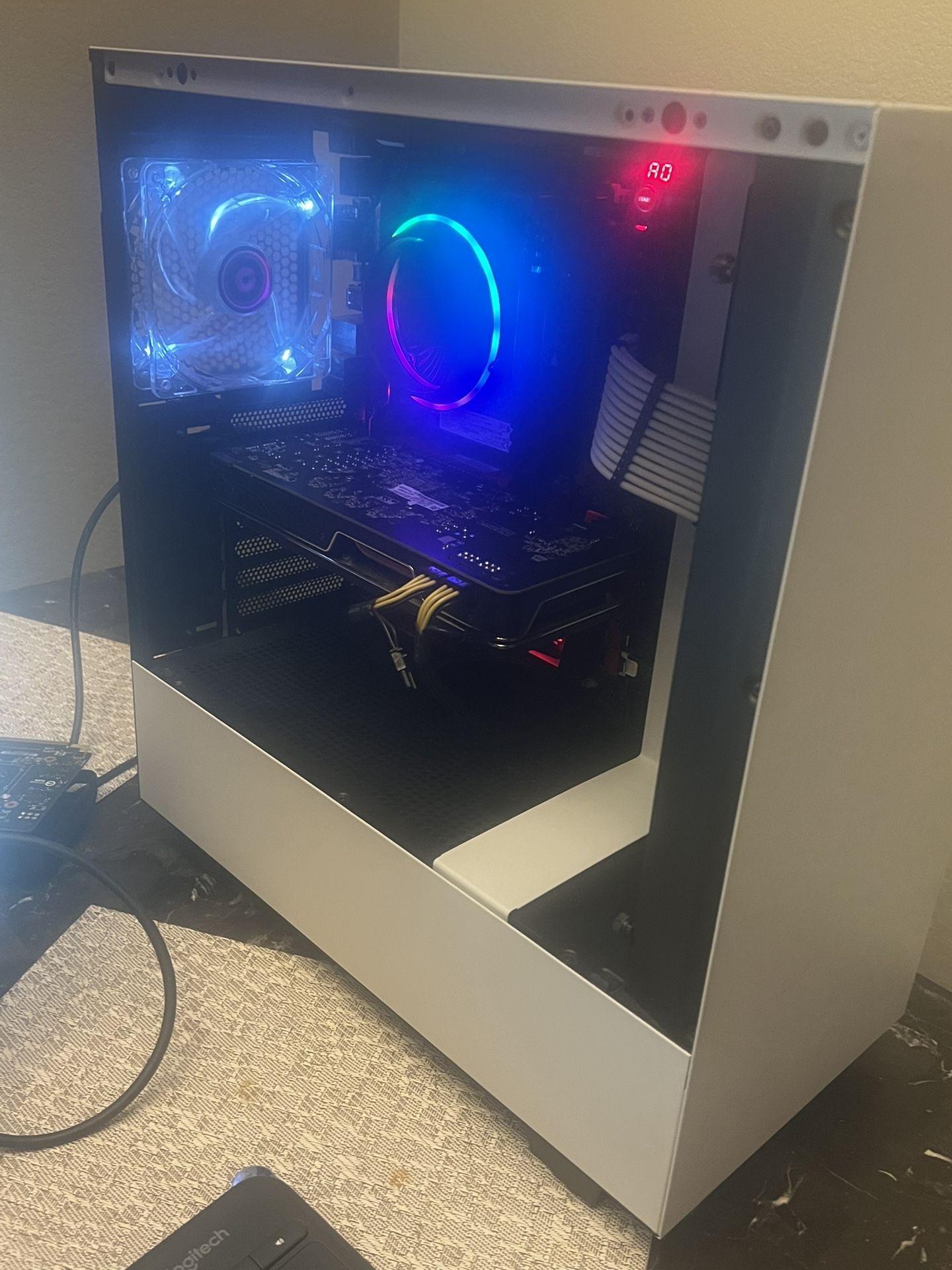 Mid Gaming Desktop i7 32GB 1tb Win11 w/ 27” Samsung monitor