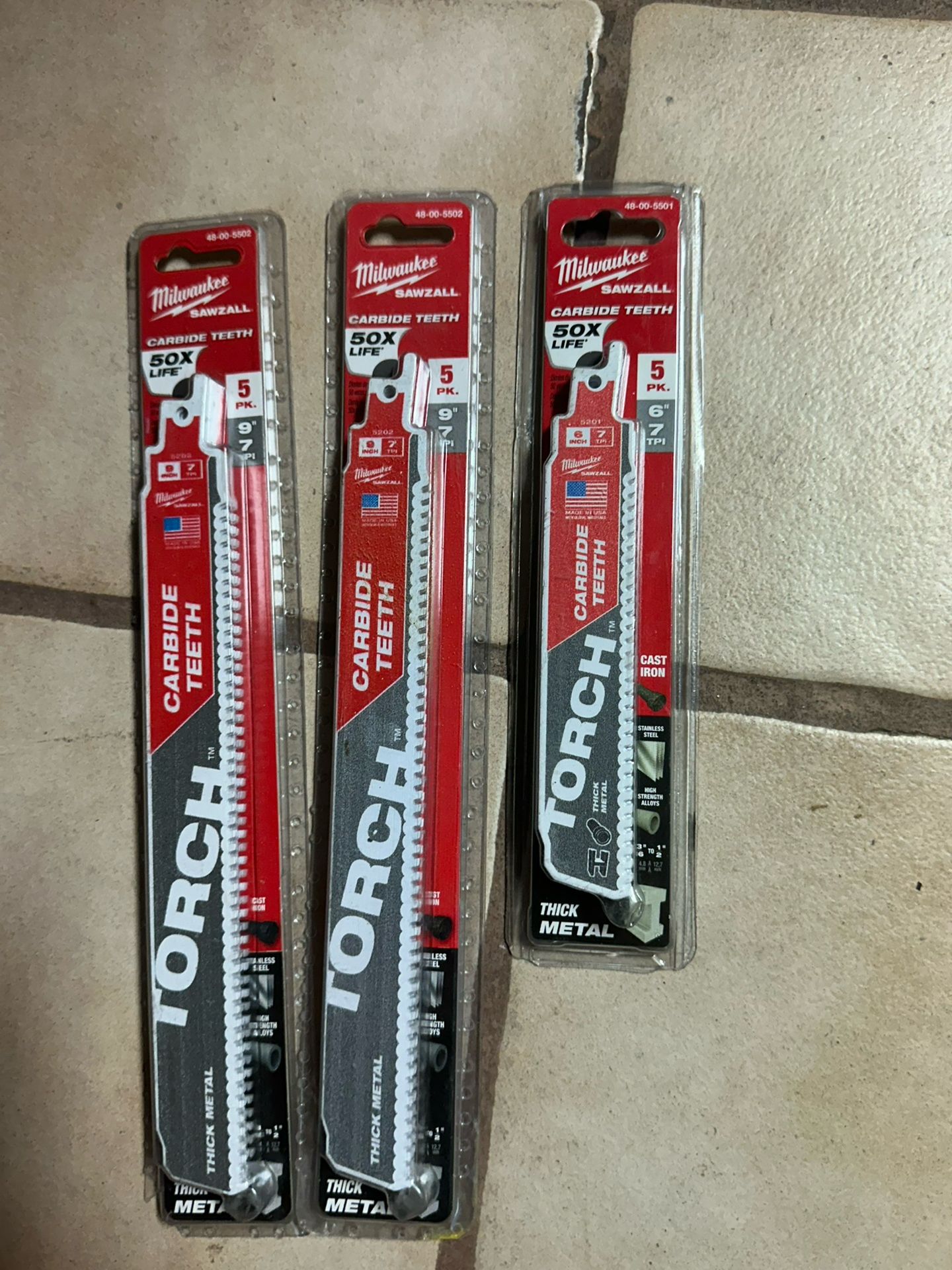 CARBIDE Sawzall blade