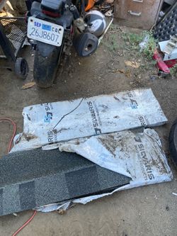 Shingles black dark color