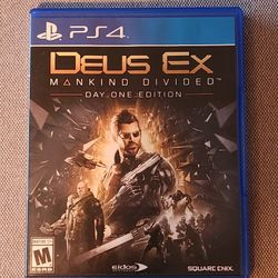 (PS4) Deus Ex: Mankind Divided - Day One Edition