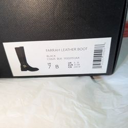 Coach Farrah Leather Boots 