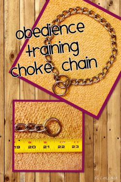 Obedience Training Choke Chain 🐾