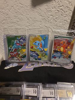 Pokemon TCG slabs/ Dodgers trading card slabs