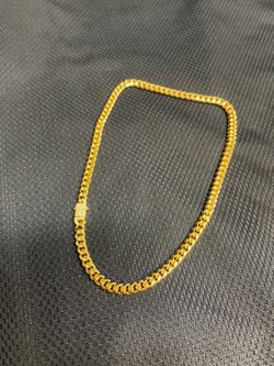 14K Plated Kids Cuban Chain