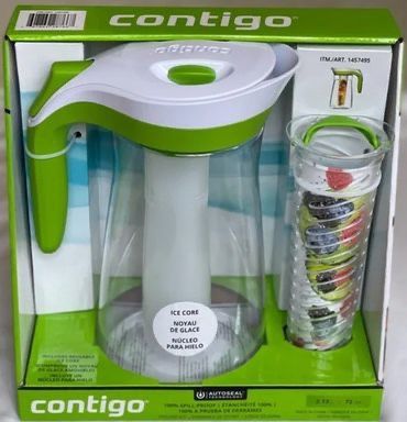 Contigo 72oz BPA-Free Infuser Pitcher with Ice Core and Auto Seal Technology ⭐️ NEW IN BOX ⭐️