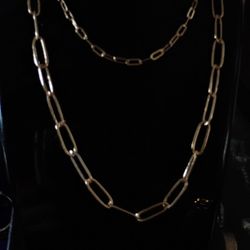 18k Gold Overlay 2 Necklaces