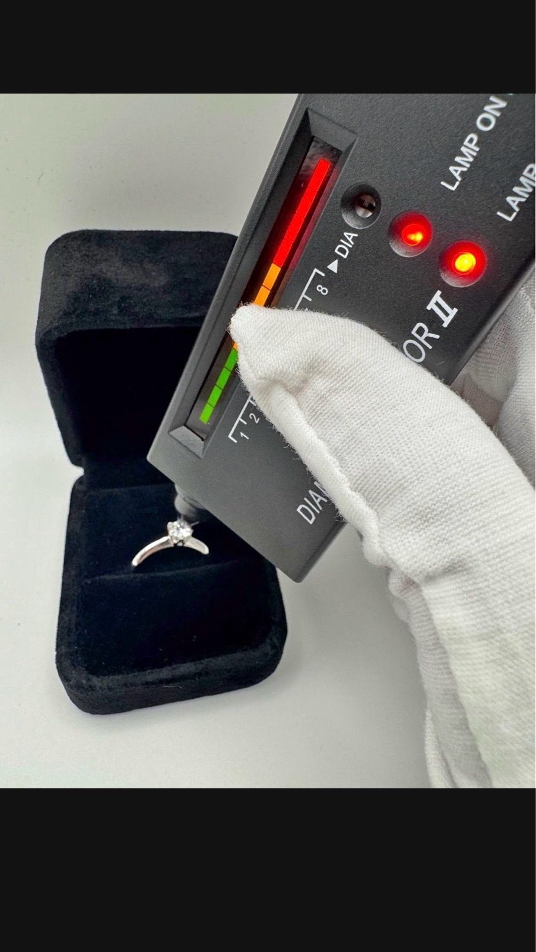 VVS1 moissanite engagement ring