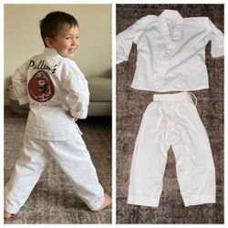 Pallen’s Martial Arts Youth Uniform Gi Set White / Karate Costume