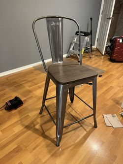 Chair.  Stainless Steel