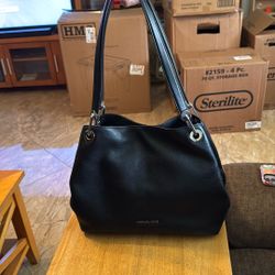 Michael Kors Genuine Raven Shoulder Tote Handbag