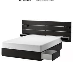 Queen size Bed Frame And Headboard 