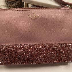 Kate Spade Cameron Street Large Hilli Leather Crossbody Bag - Pink In Rose  Gold