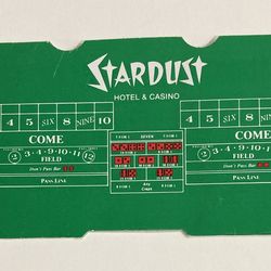Vintage 1980’s Stardust Hotel & Casino Gaming Guide!
